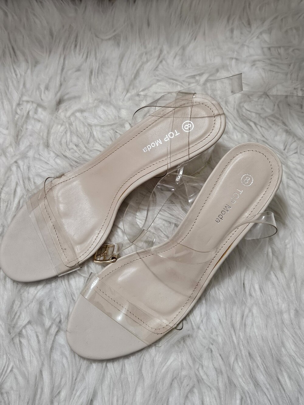 Clear Strap Sandals